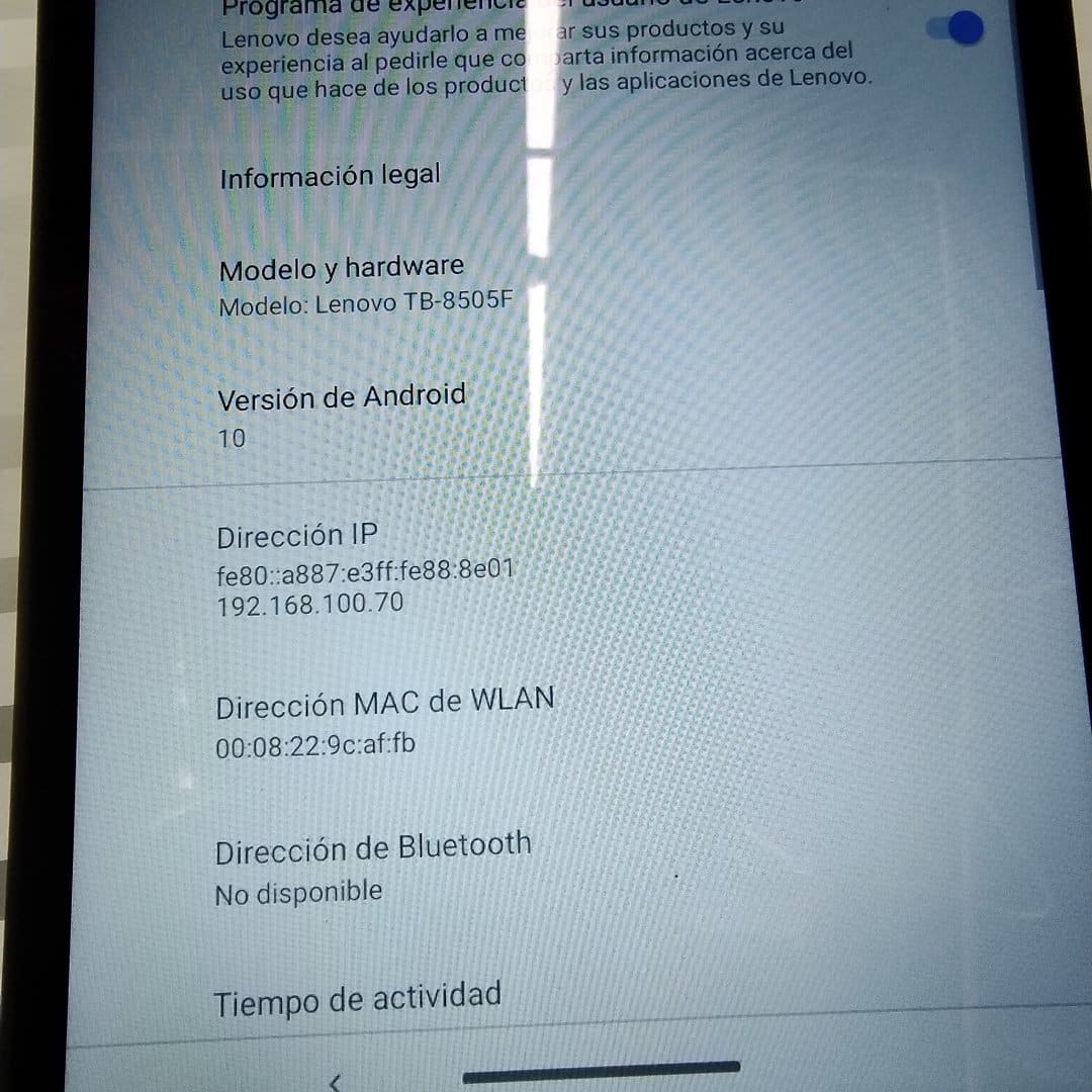 Tablet Lenovo M8